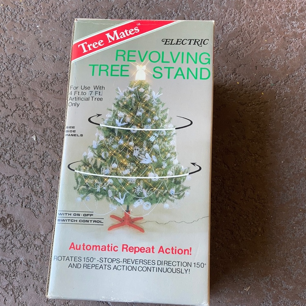 Electric Revolving Tree Stand for 4 to 7 ft artificial tree 🌲- New in Box